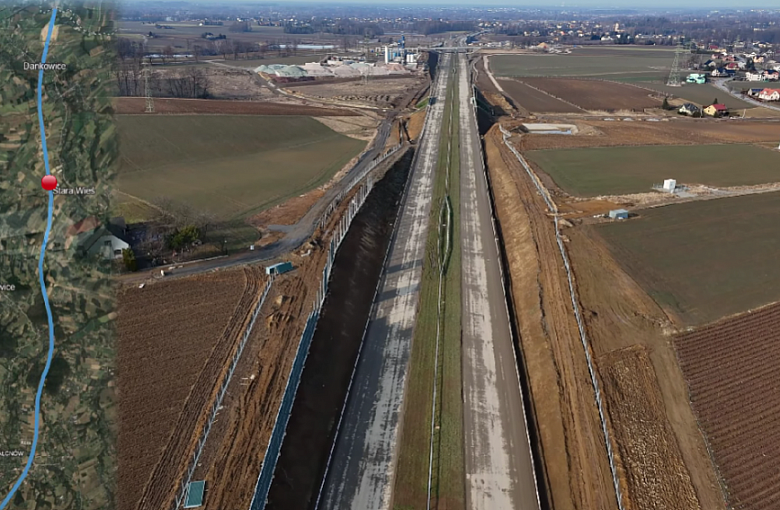 Prace idą jak burza. Budowa drogi ekspresowej S1 Dankowice - Bielsko Biała