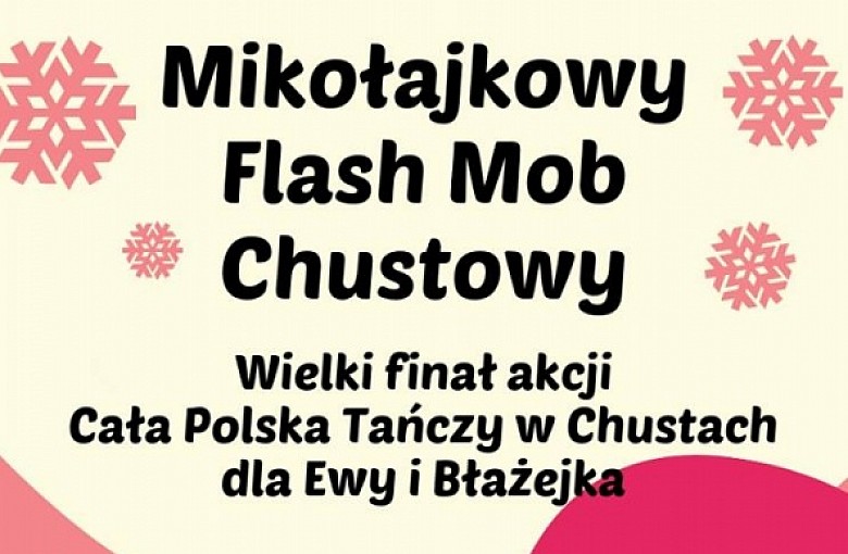 Mikołajkowy Flash mob Chustowy