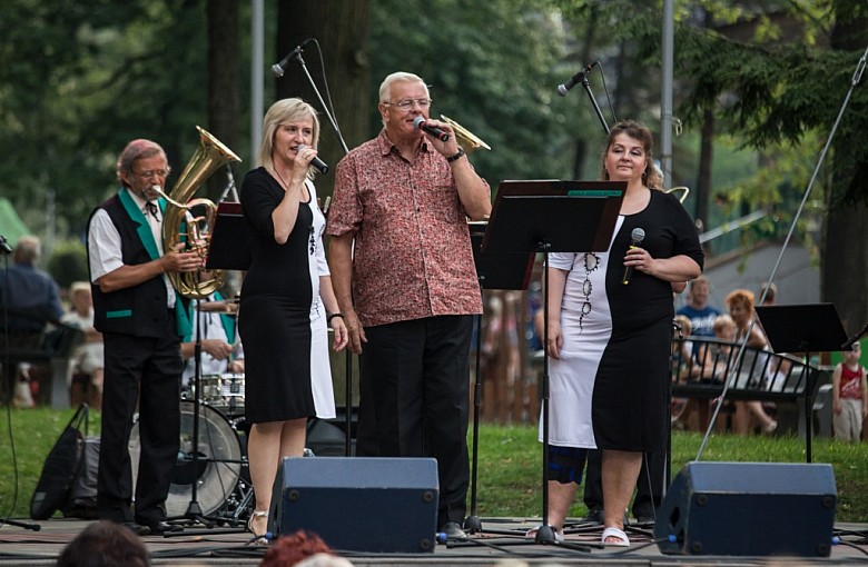 Czeska orkiestra w parku Słowackiego