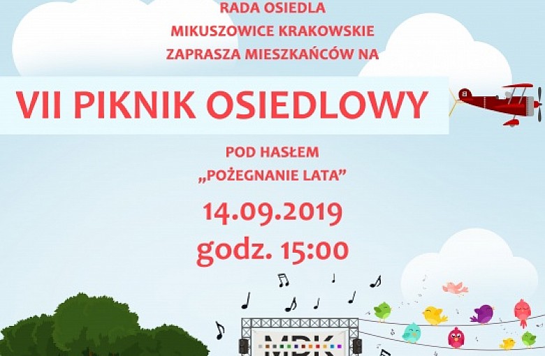 Piknik "Pożegnanie lata" w Mikuszowicach Krakowskich!