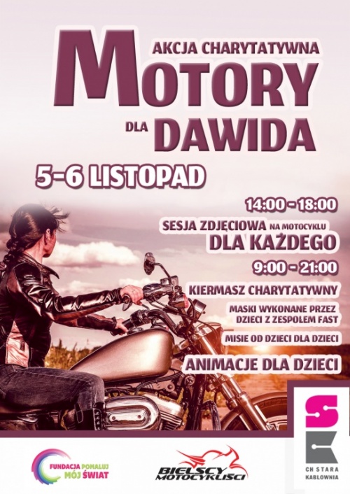 Motory dla Dawida w Starej Kablowni