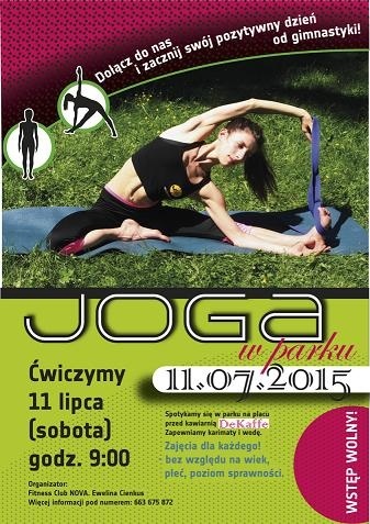 Joga w parku