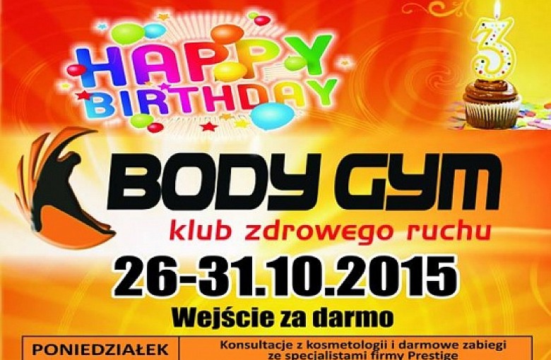 3 Urodziny Body Gym