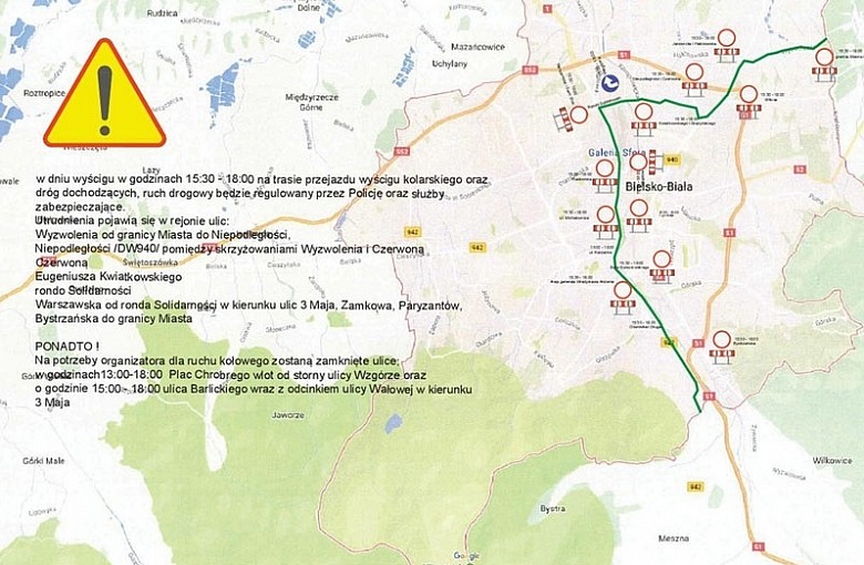 Tour de Pologne w Bielsku-Białej