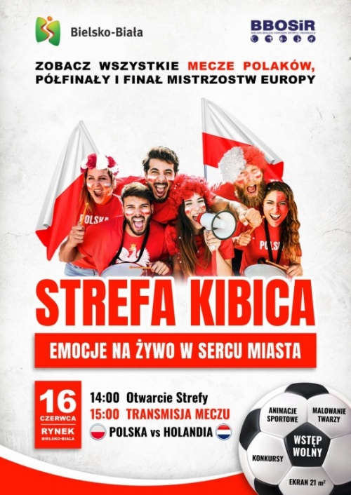 Strefa kibica na bielskim rynku!