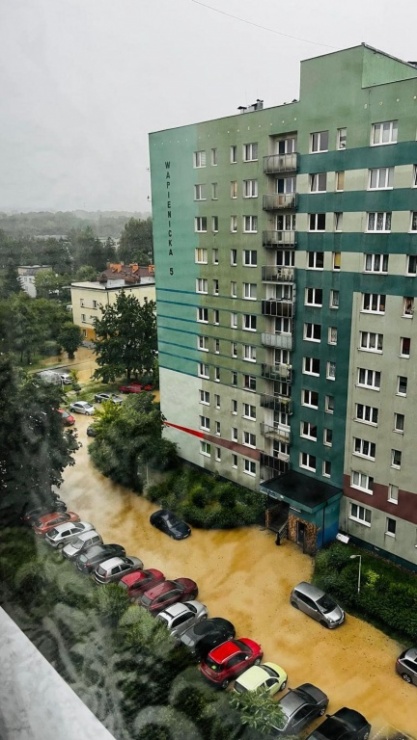 Bielsko-Biała. Kolejne silne opady przed nami. Możliwe zalania i podtopienia