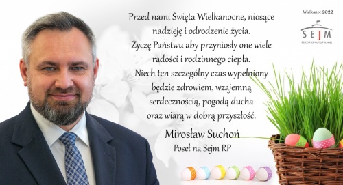 Świąteczne Życzenia składa Poseł na Sejm RP Mirosław Suchoń