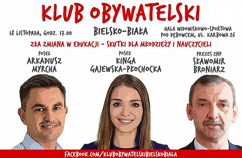 Klub Obywatelski zaprasza