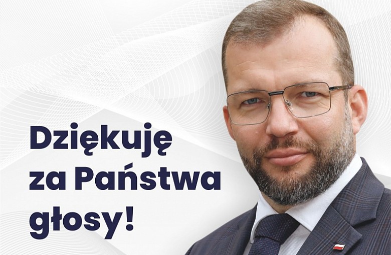 Grzegorz Puda: bardzo dziękuję za Państwa zaufanie!