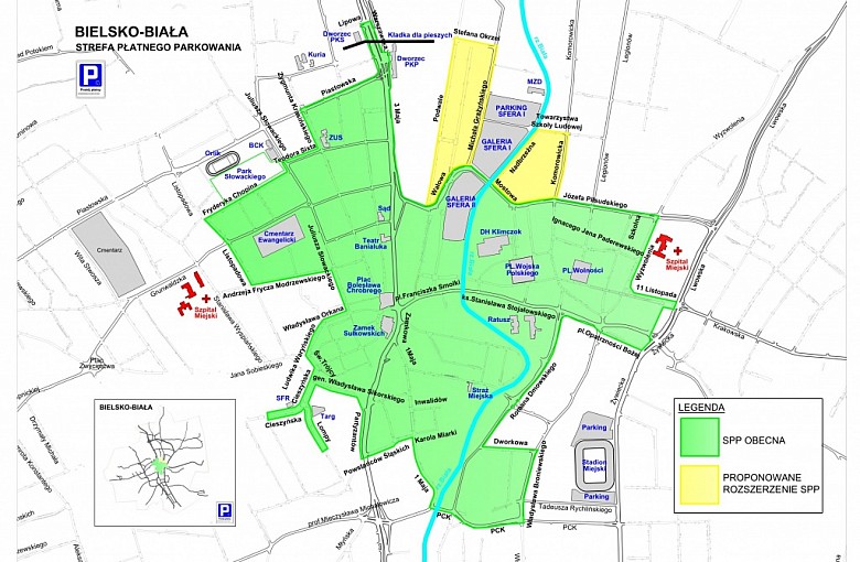 Bielsko-Biała. Konsultacje ws. strefy płatnego parkowania