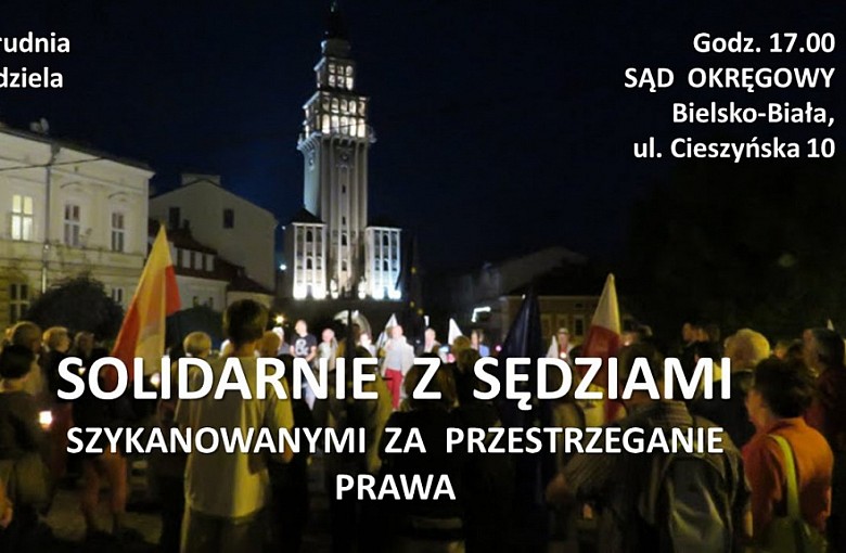 Protest przed sądem!