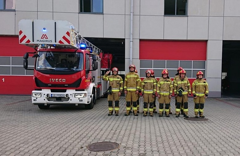 Bielscy strażacy oddali hołd tragicznie zmarłemu strażakowi