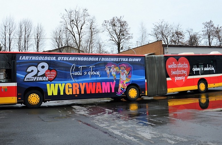 WOŚP-owy autobus