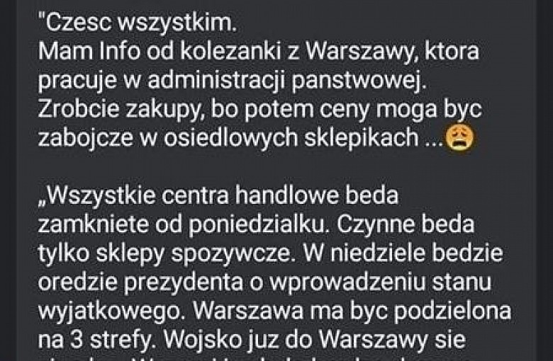 Uwaga na #FAKENEWS!