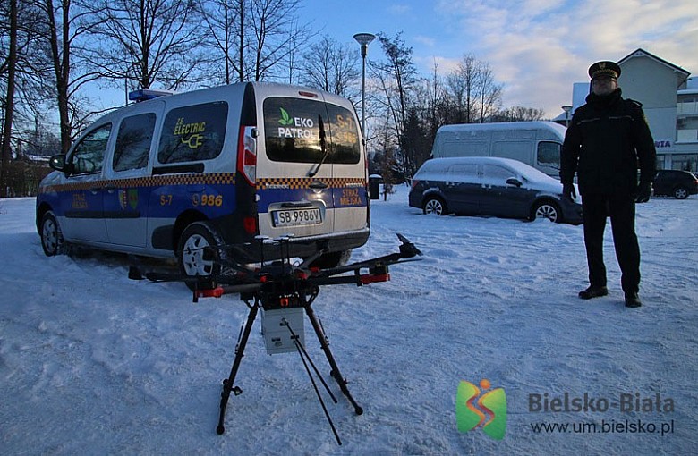 Kontrole niskiej emisji z użyciem dronów