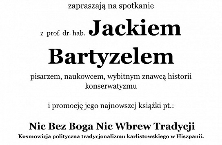 "Nic bez Boga, nic wbrew tradycji"