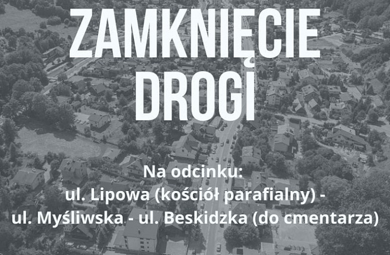 Zamknięcie drogi w Szczyrku za chwilkę