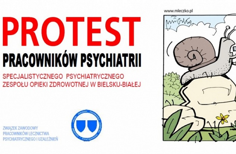 Pracownicy Psychiatryka w Bielsku-Białej organizują pikietę