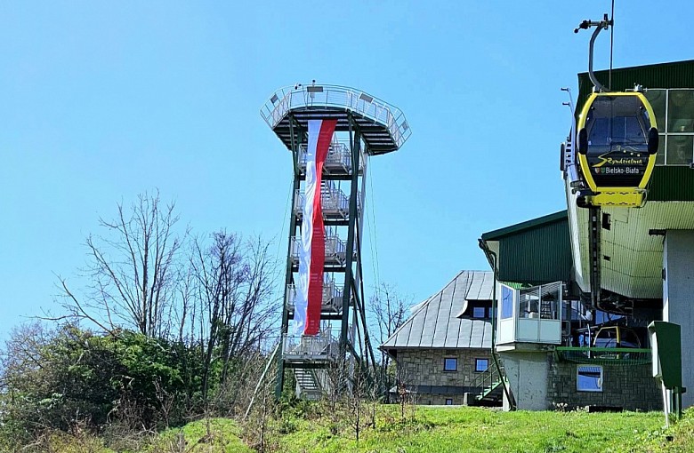 Największa flaga w Beskidach