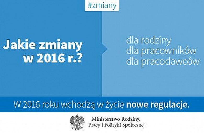 Jakie zmiany w 2016 r.?