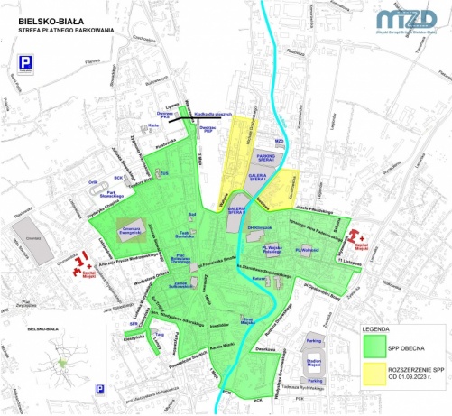 Strefa Parkowania Bielsko-Biała. 190 kolejnych miejsc 